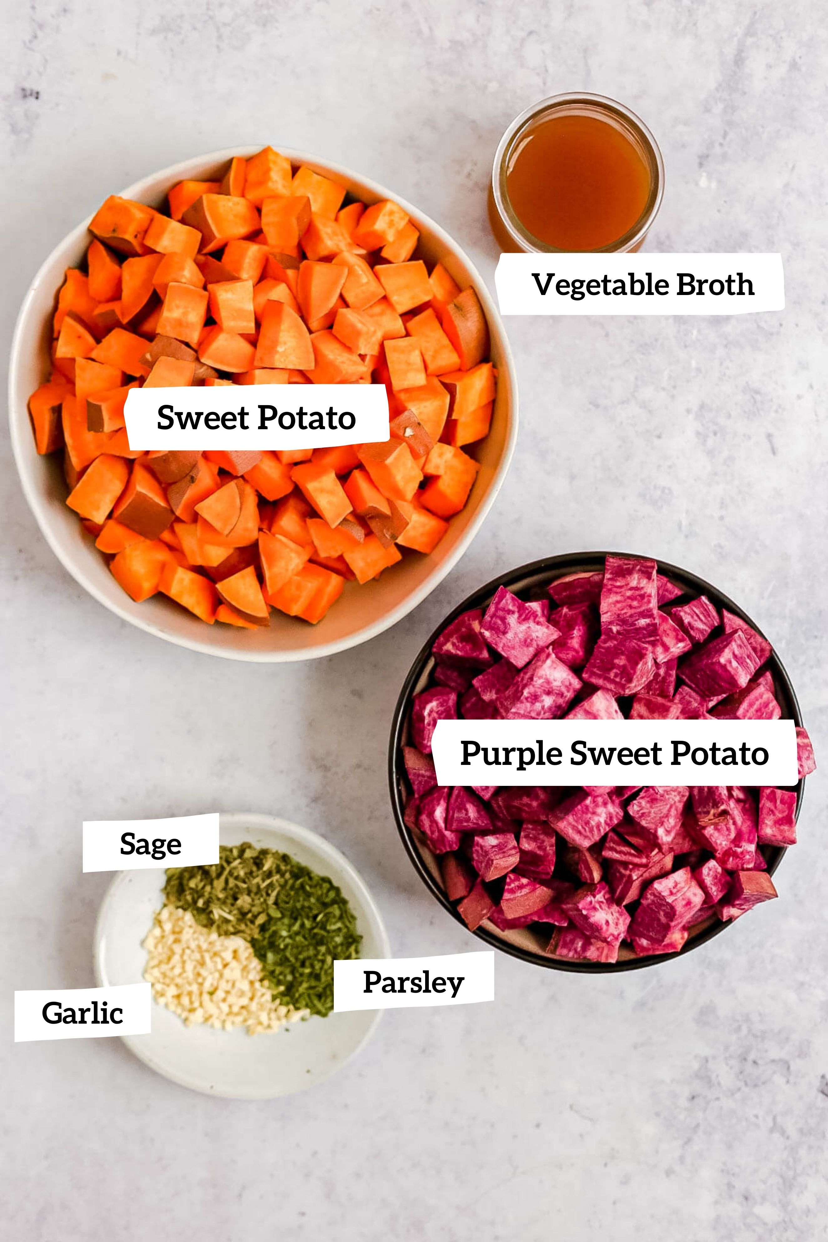 OilFree Herb Roasted Sweet Potatoes